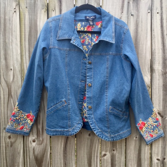 boho jean jacket